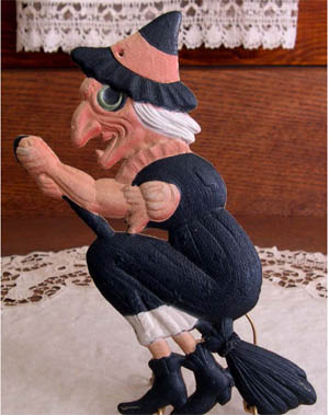 german witch diecut