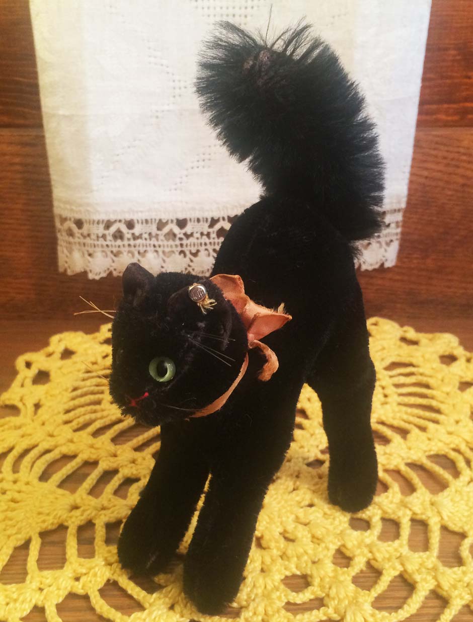 steiff black cat